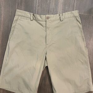 Nike Tan Flat Front Shorts